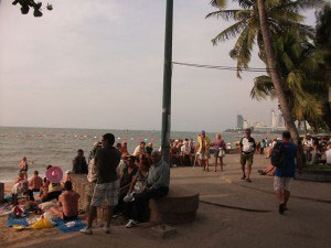 Treffpunkt Beachroad-Promenade zum Sunset