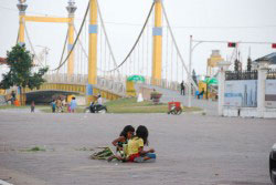 Die Brücke des Todes von Phnom Phen