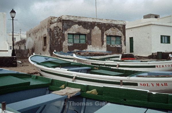 Fischerboot in La Caleta  