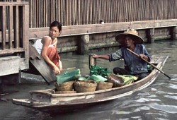 Thailand – Arbeitsplatz Boot – Historische Fotos