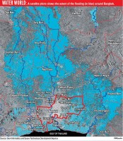 Land unter in Bangkok