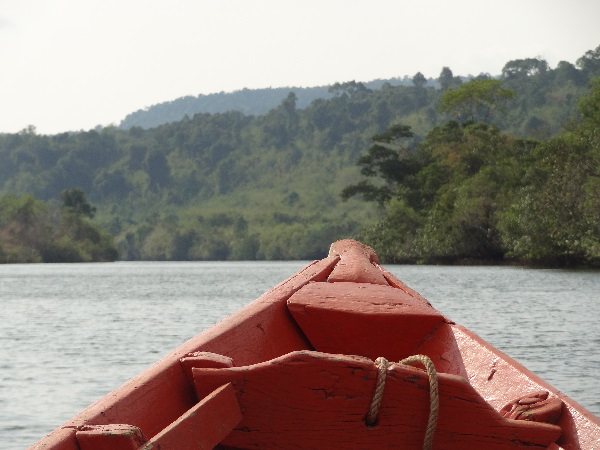 Boot auf dem Tatai Fluss
