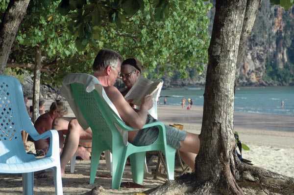 Sorgenfrei abhängen am Beach